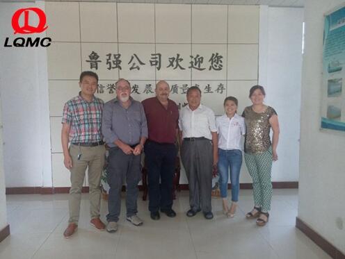 欢迎澳大利亚客户来访鲁强公司